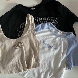 Garage crop tops bundle